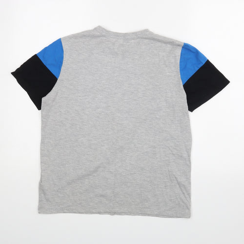 Primark Boys Grey   Basic T-Shirt Size 14-15 Years  - PlayStation