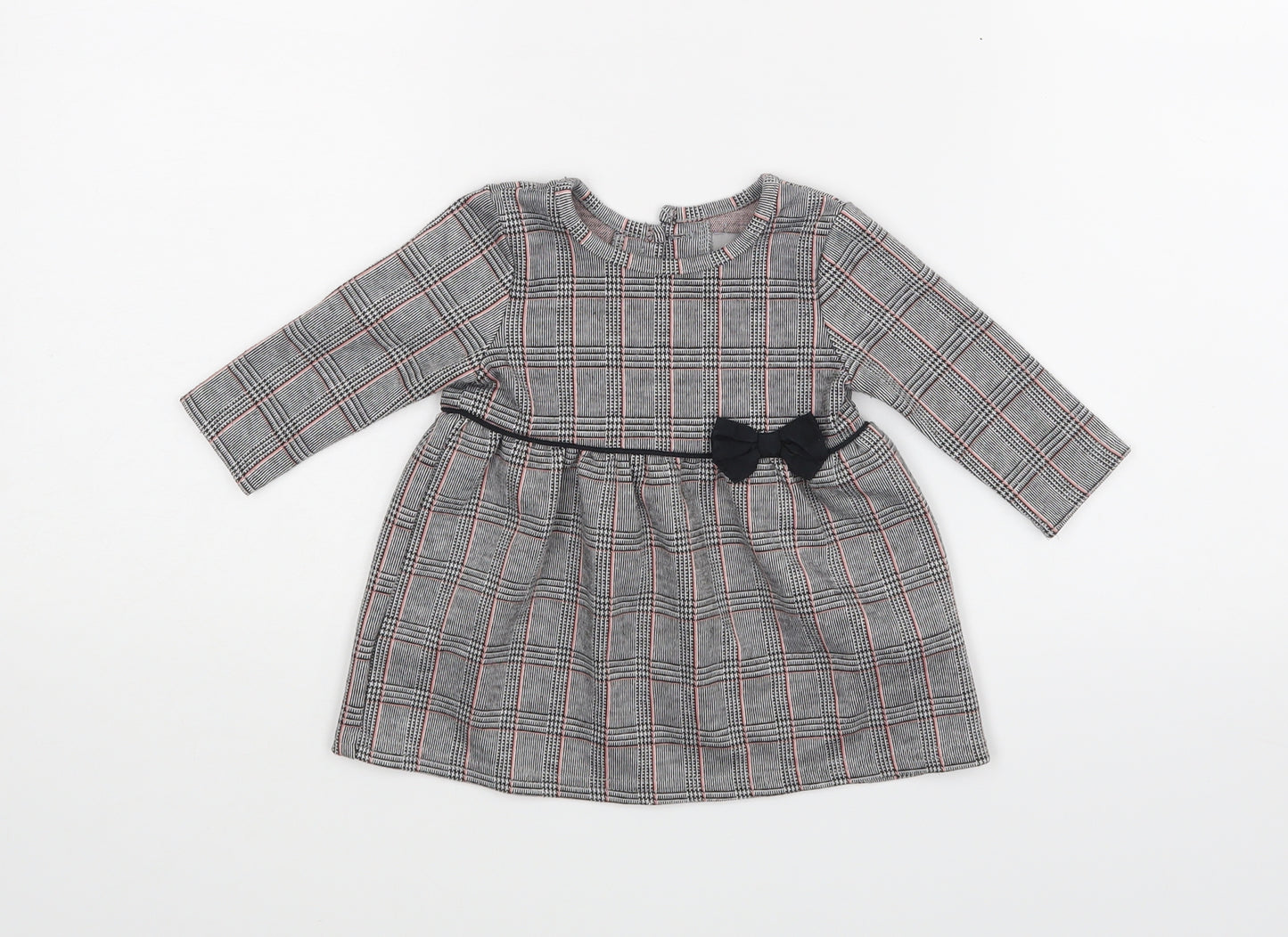 Primark Girls Grey Check  A-Line  Size 3-6 Months
