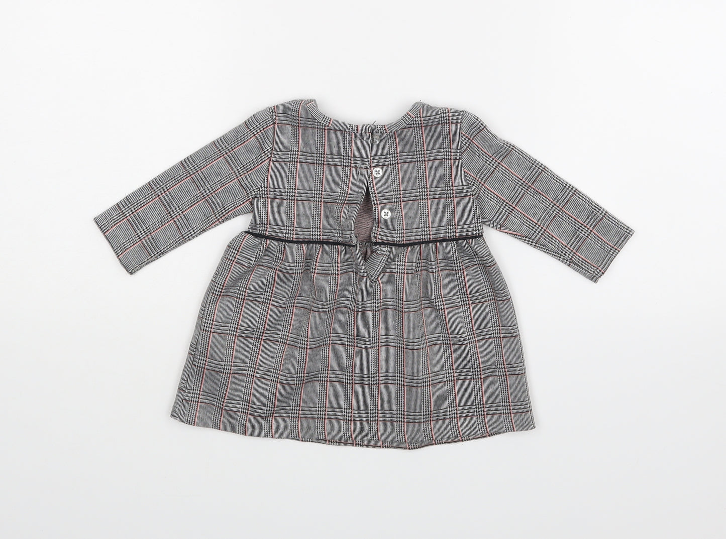 Primark Girls Grey Check  A-Line  Size 3-6 Months