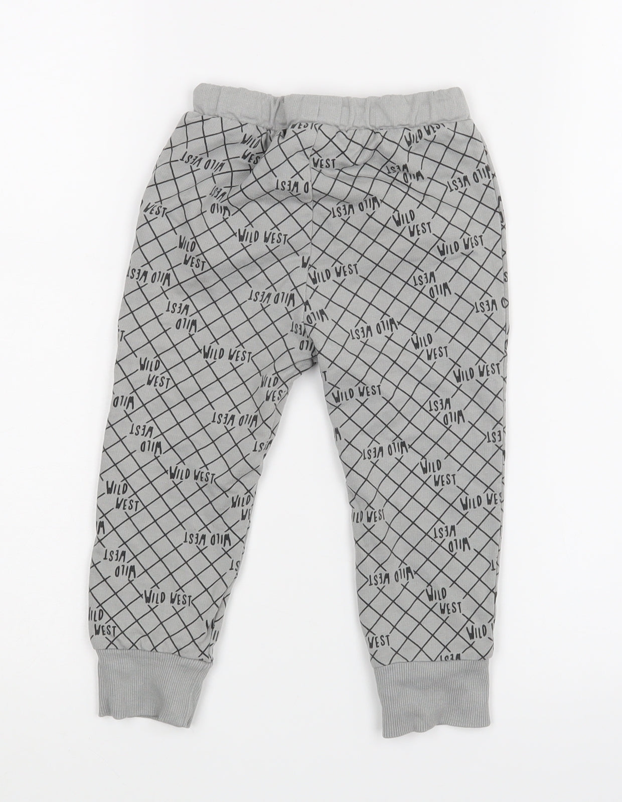 So Cute Baby Grey Check  Jogger Trousers Size 6-9 Months