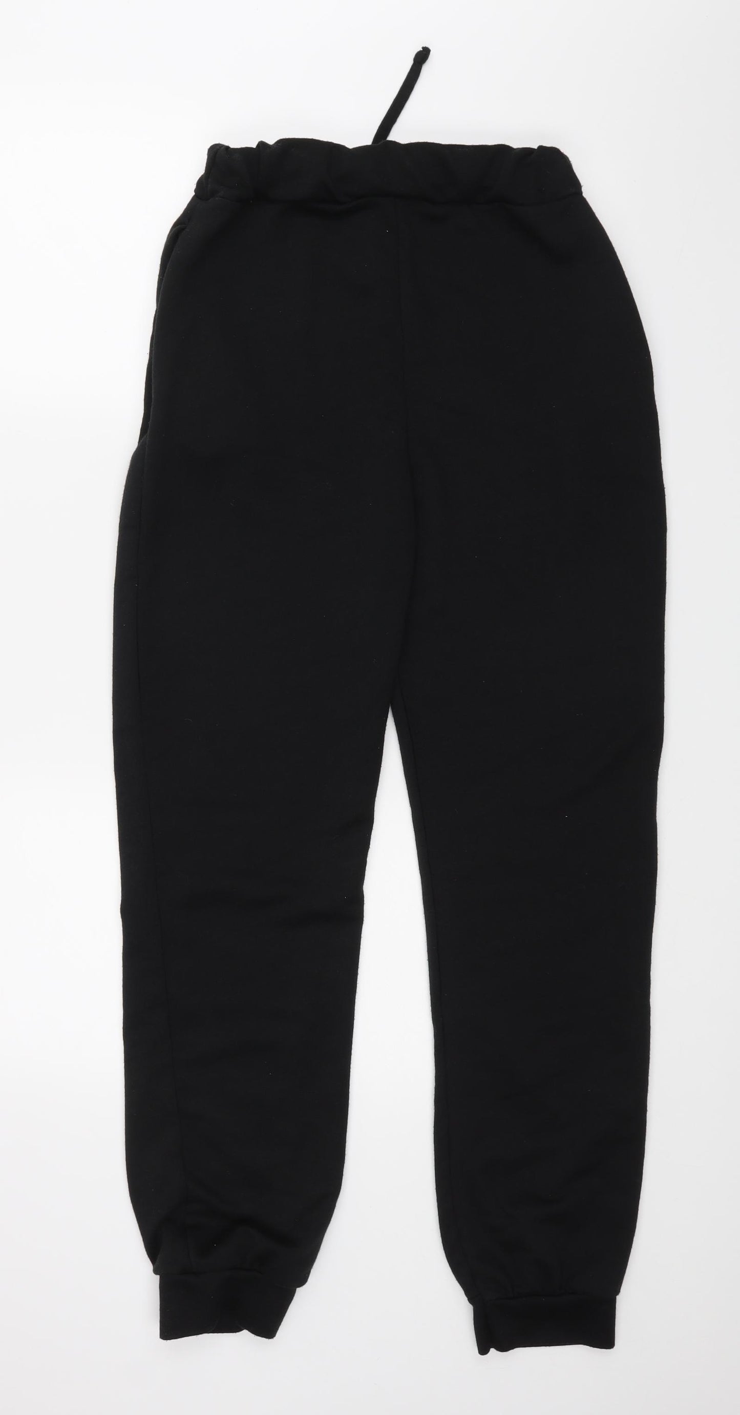 Boohoo Womens Black   Jogger Trousers Size 8 L28 in