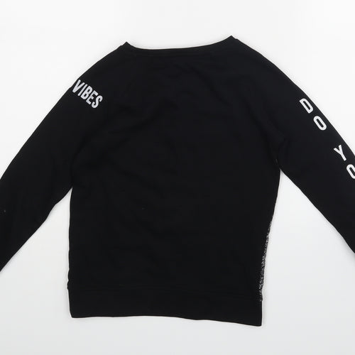 George Boys Black   Pullover Jumper Size 8-9 Years  - Epic. Children in need