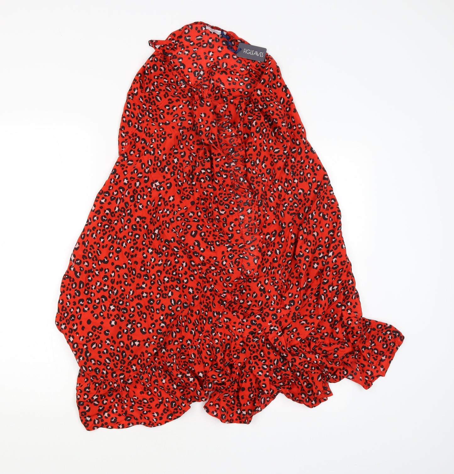 figleaves Womens Red Floral  A-Line  Size 18
