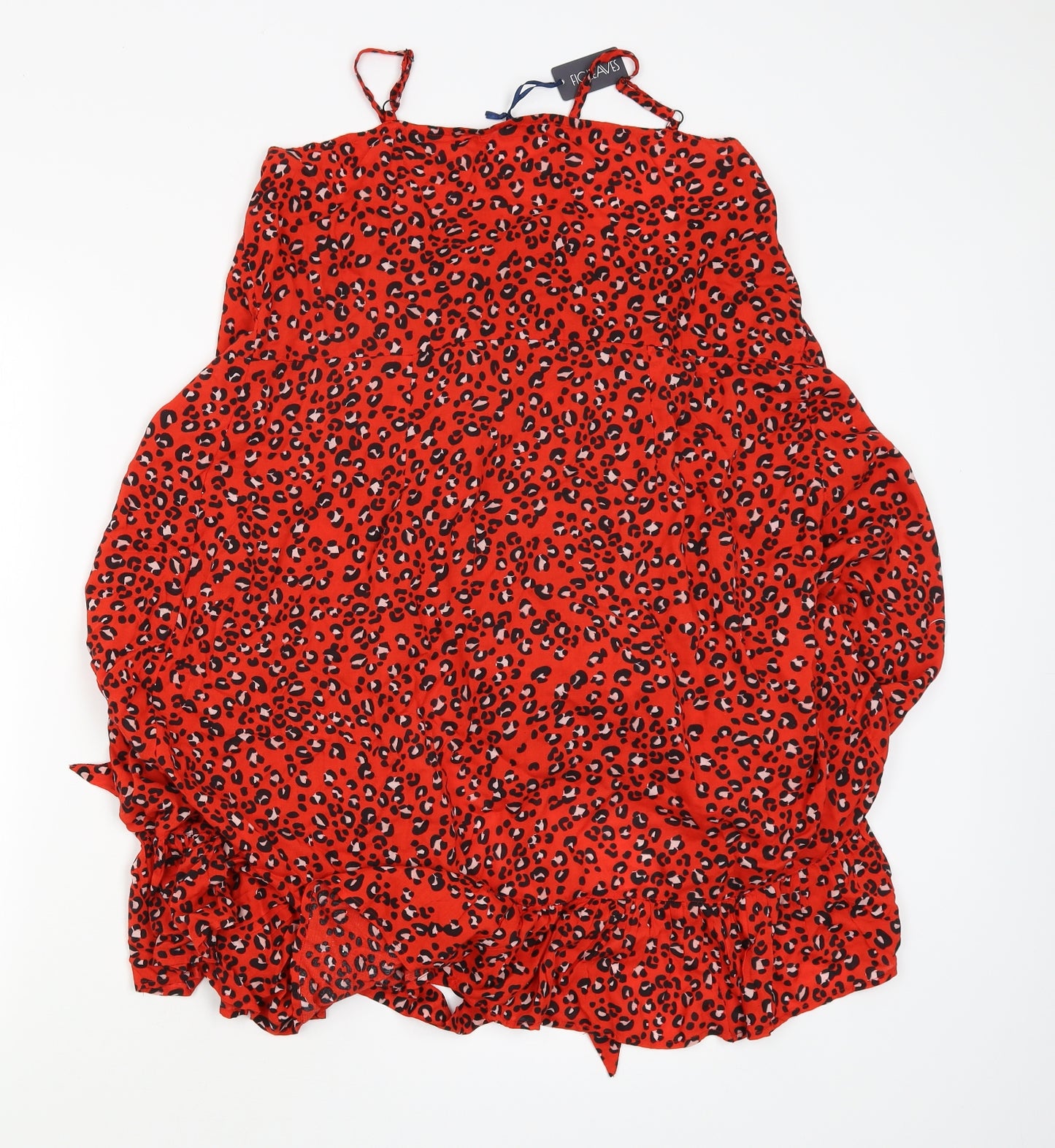 figleaves Womens Red Floral  A-Line  Size 18