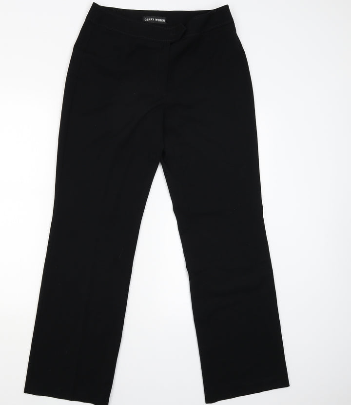 Gerry Weber Womens Black Capri Trousers Size 14 L29 in