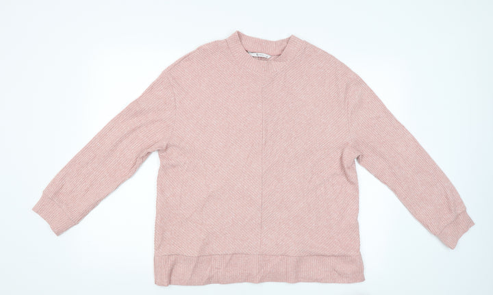 TU Womens Pink Pullover Jumper Size 14