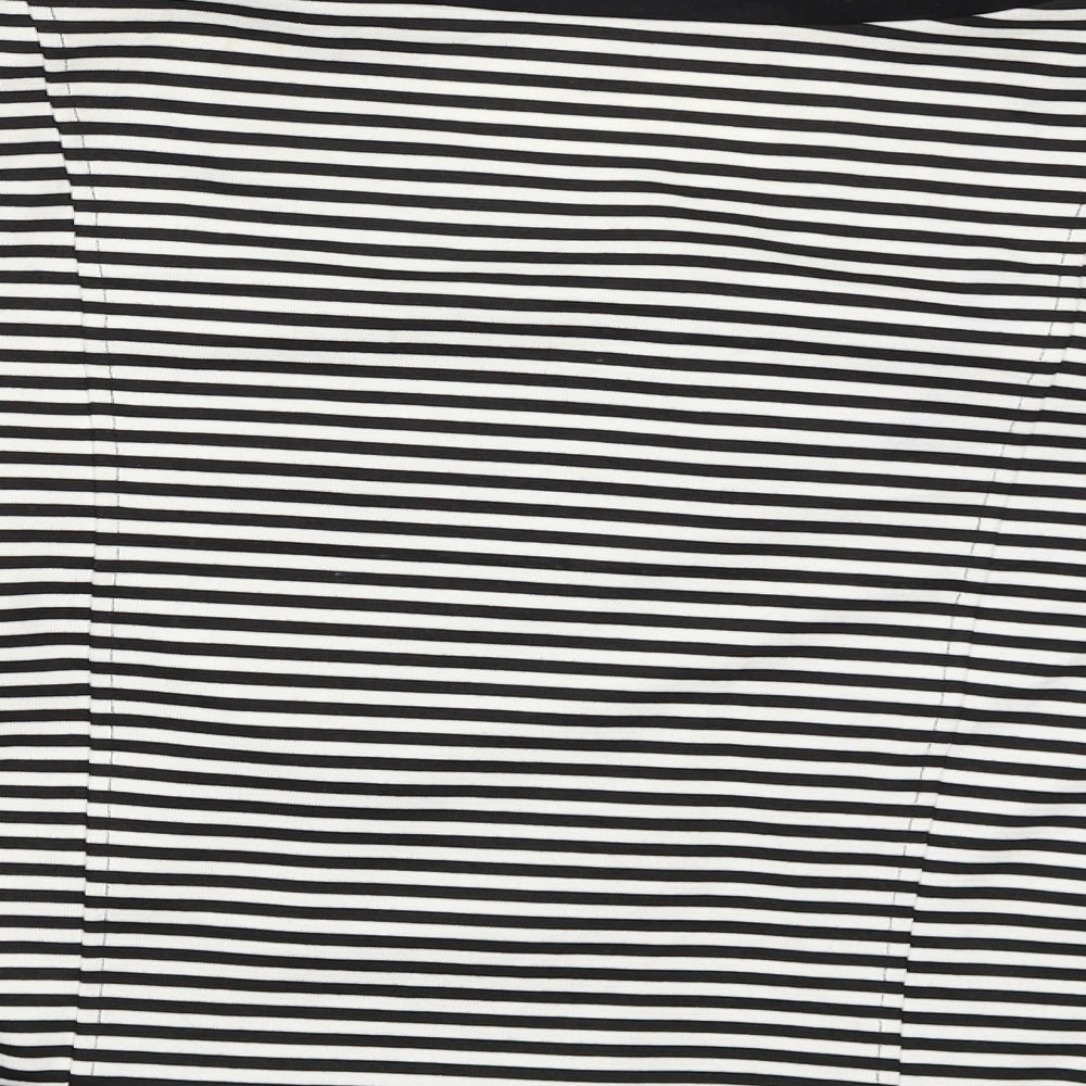 George Womens Black Striped  Cardigan Jumper Size 18