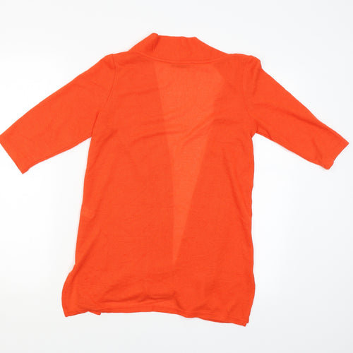 George Womens Orange   Basic Blouse Size 10