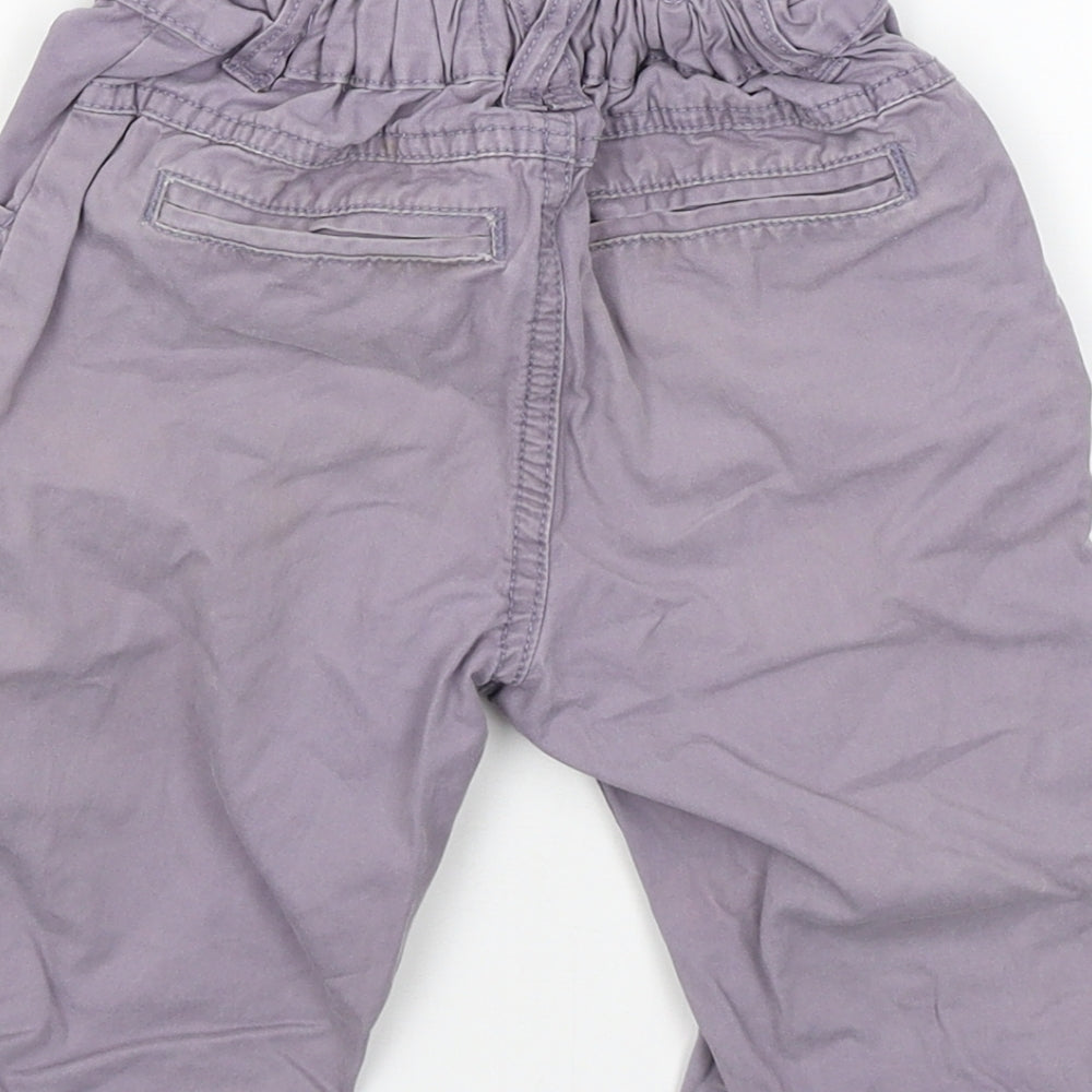 TU Boys Purple   Cargo Trousers Size 5 Years