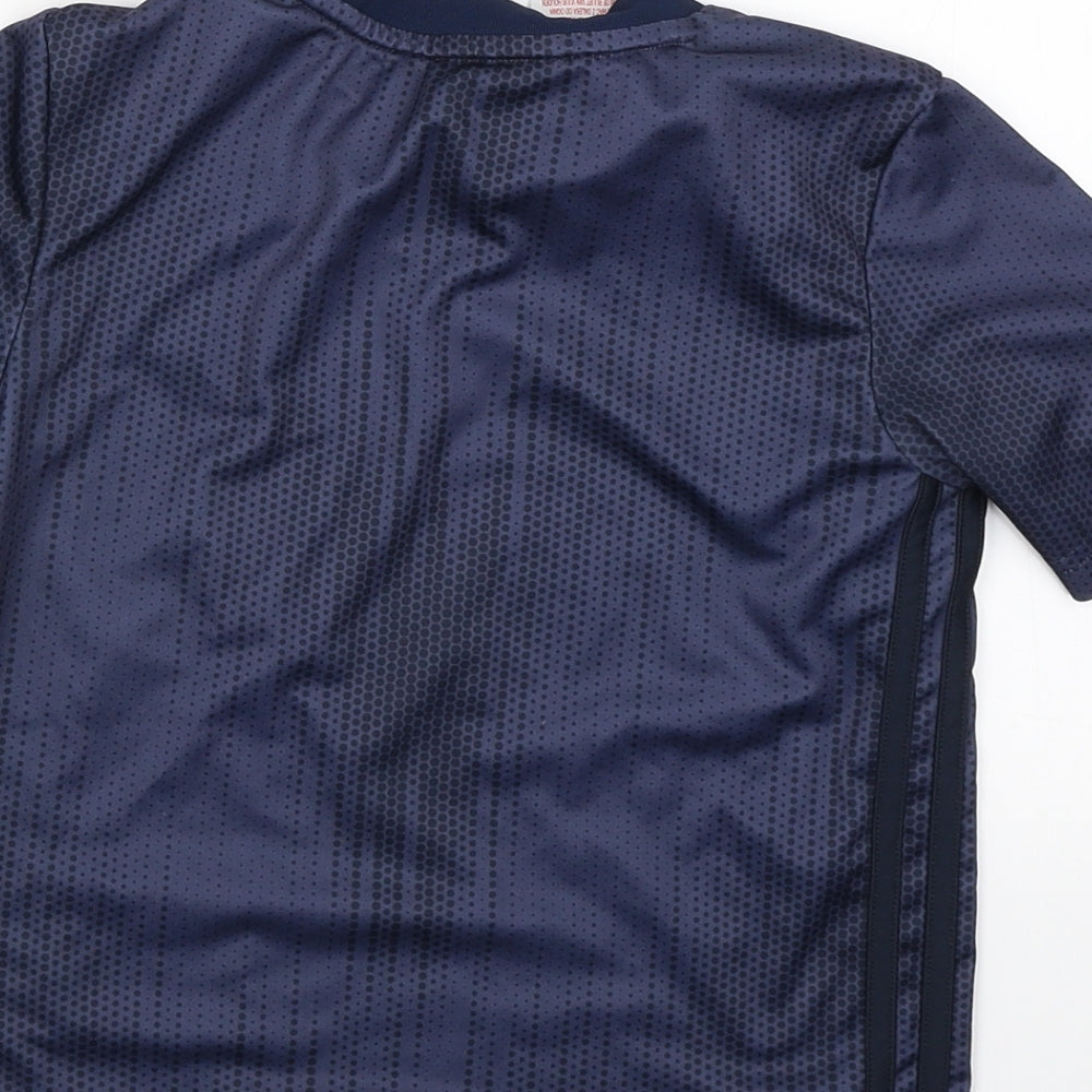 adidas Boys Black   Basic T-Shirt Size XS  - Man United
