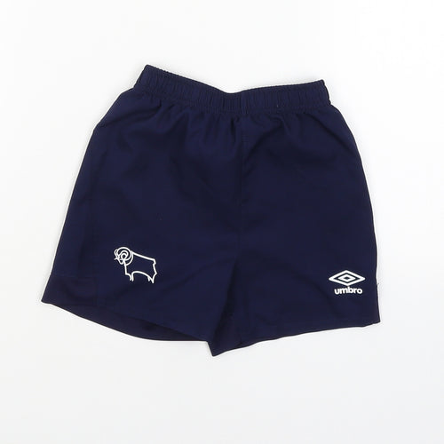Umbro Boys Blue   Jogger Trousers Size 18-24 Months  - Derby County Shorts