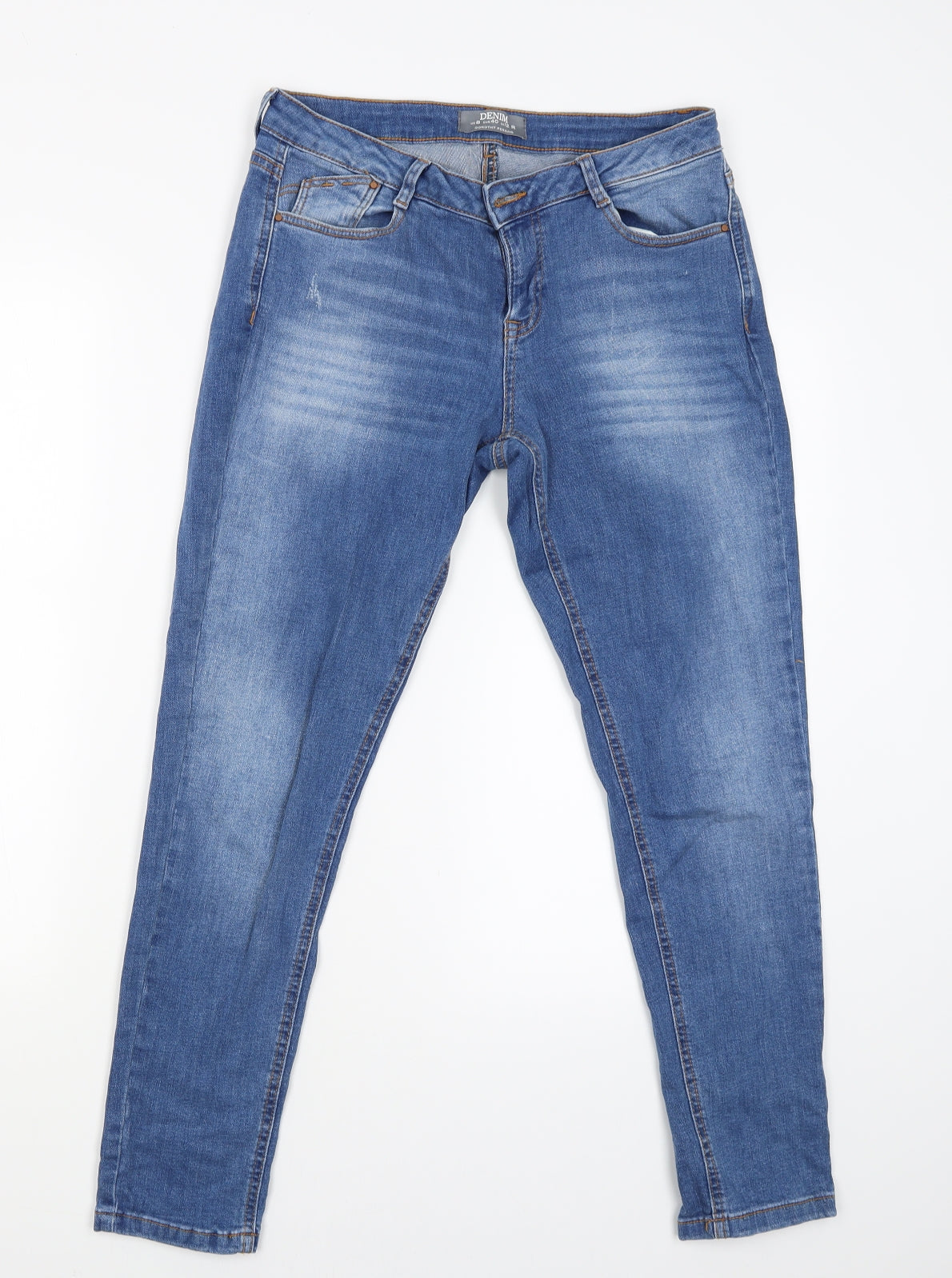 Denim Womens Blue   Straight Jeans Size 12 L26 in