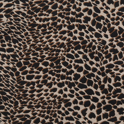 Warehouse Womens Brown Animal Print  Basic Blouse Size 12