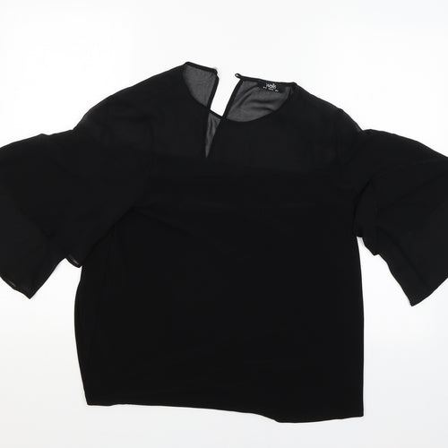 Wallis Womens Black   Basic Blouse Size 12