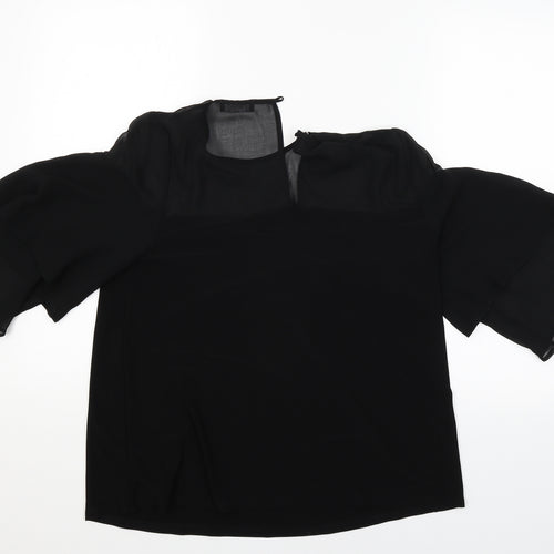 Wallis Womens Black   Basic Blouse Size 12