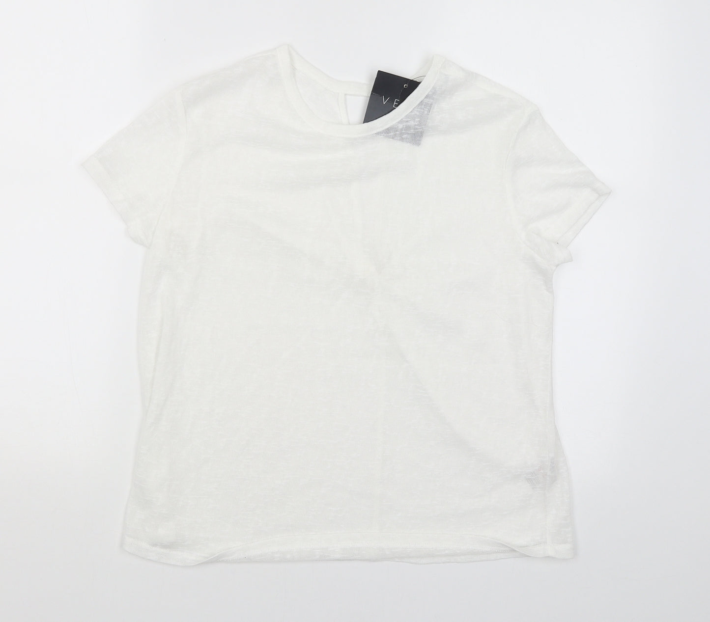 Very Womens White   Basic Blouse Size 12