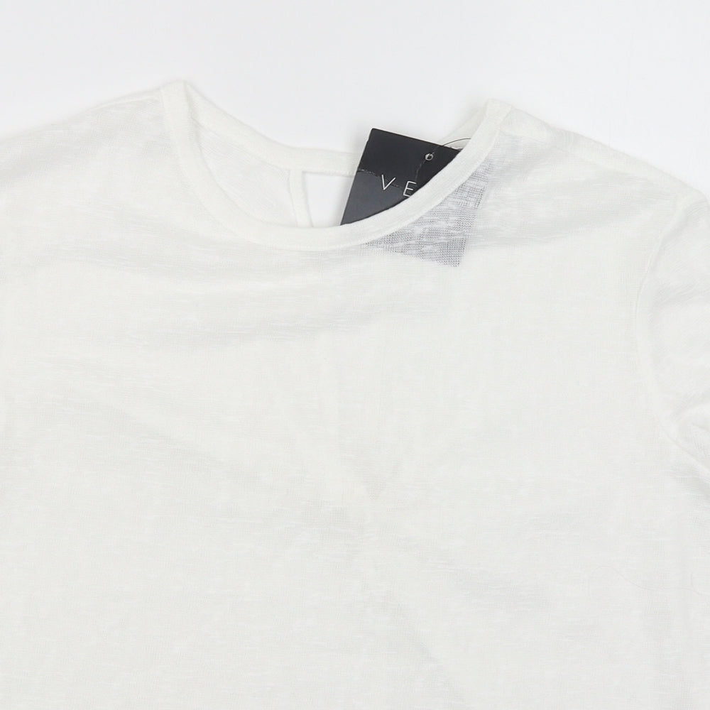 Very Womens White   Basic Blouse Size 12