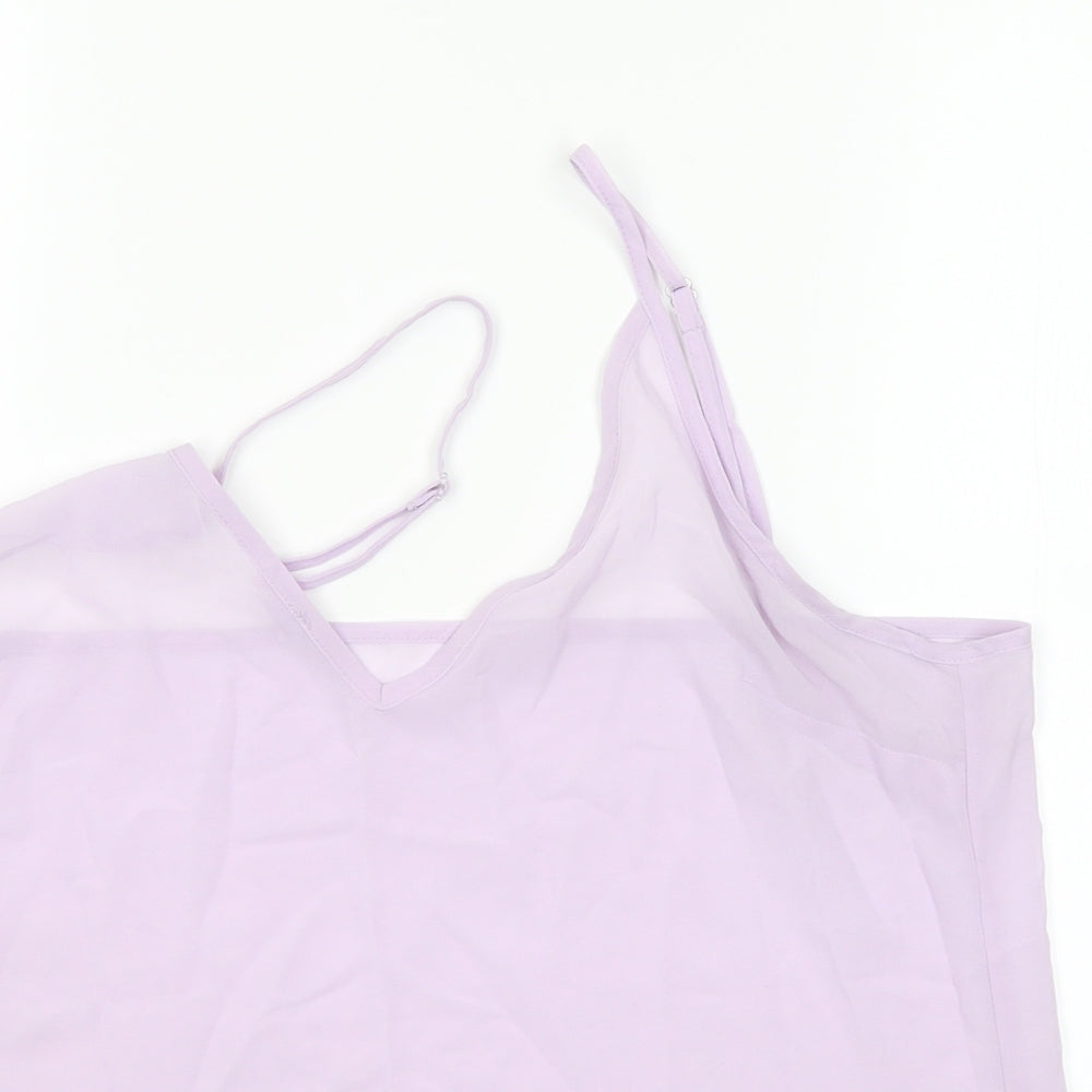 River Island Womens Purple   Camisole Blouse Size 12