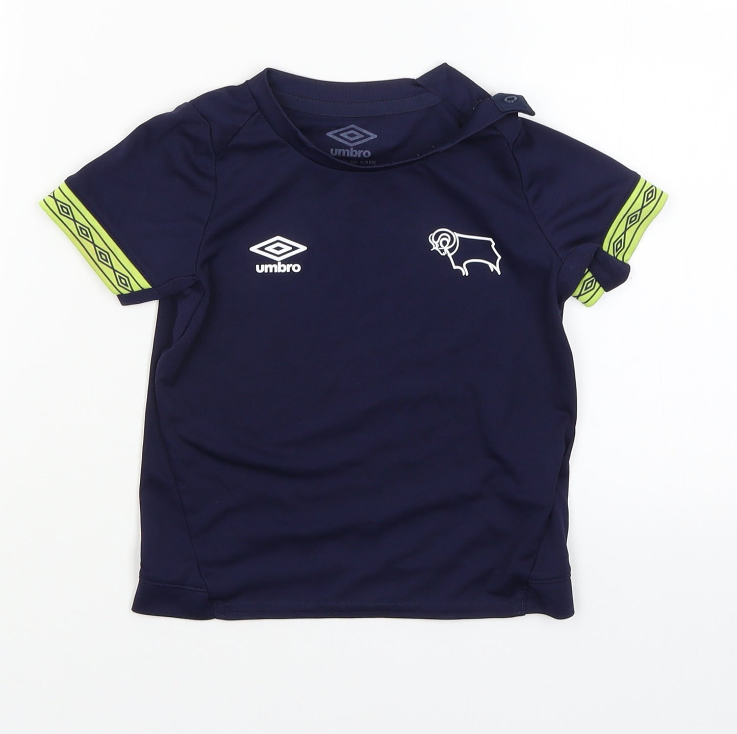 Umbro Baby Beige   Basic T-Shirt Size 12-18 Months  - Derby county