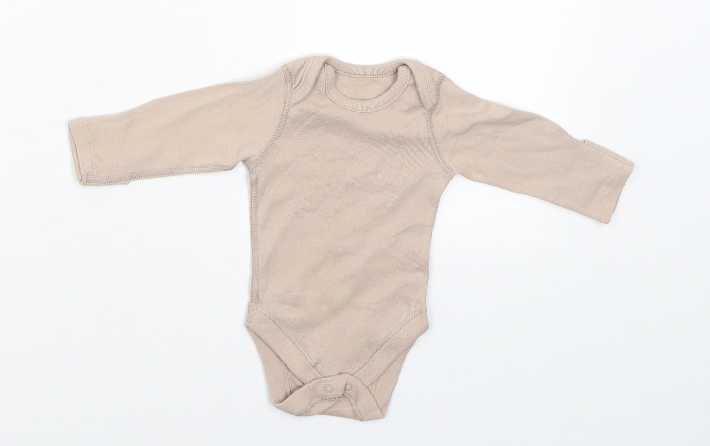 M&S Baby Beige   Babygrow One-Piece Size Newborn