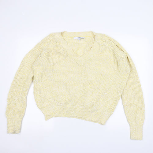 NEXT Womens Yellow   Pullover Jumper Size M