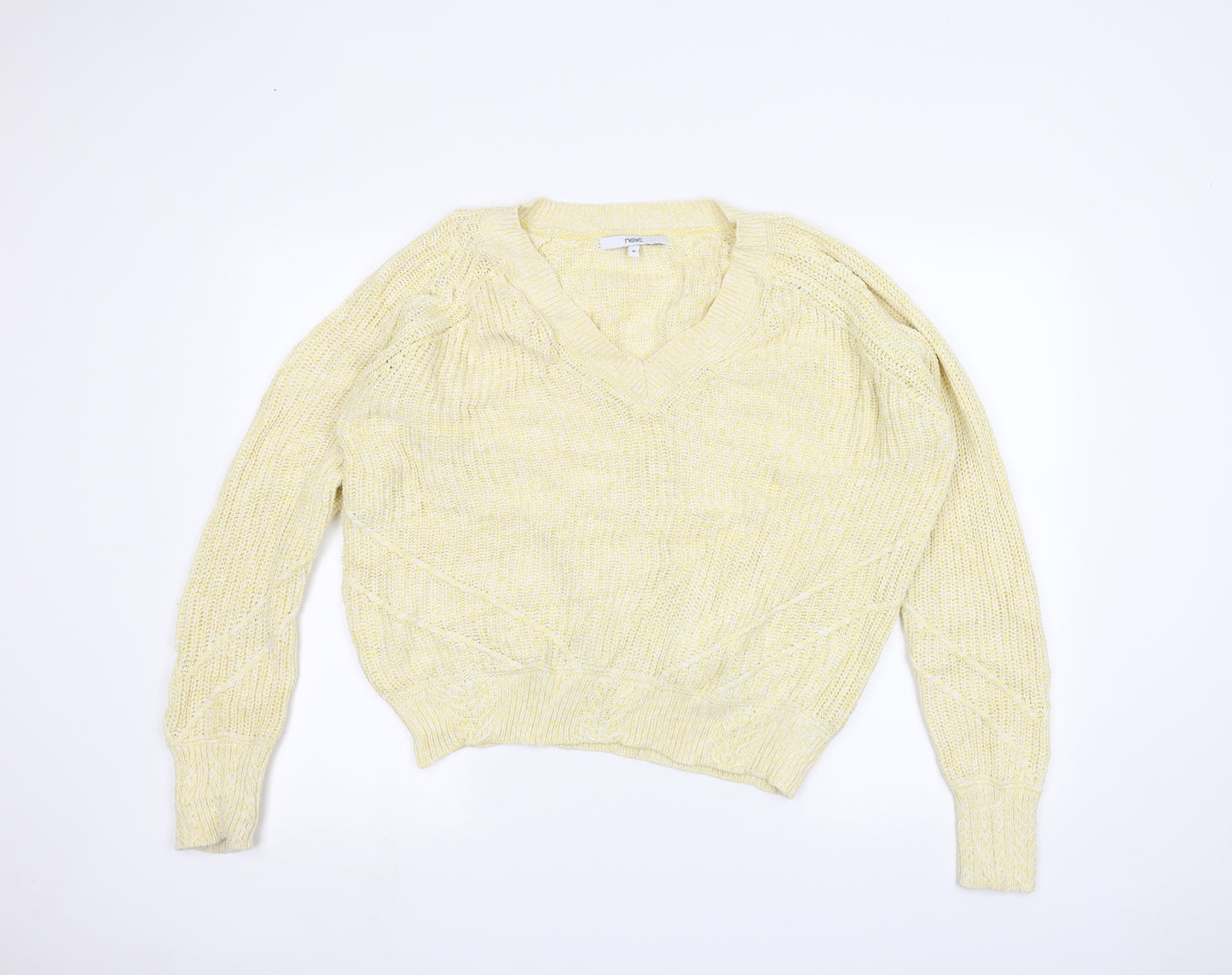 NEXT Womens Yellow   Pullover Jumper Size M