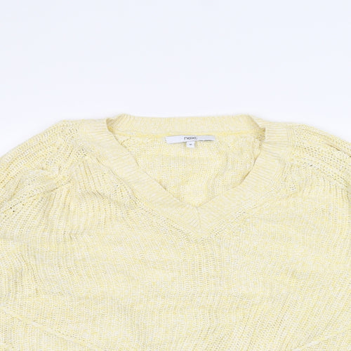 NEXT Womens Yellow   Pullover Jumper Size M