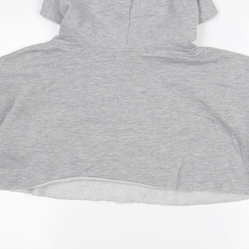 New Look Girls Grey   Pullover Hoodie Size 10-11 Years  - FRIENDS