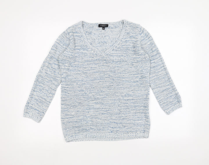 Caroll Womens Blue   Pullover Jumper Size 10