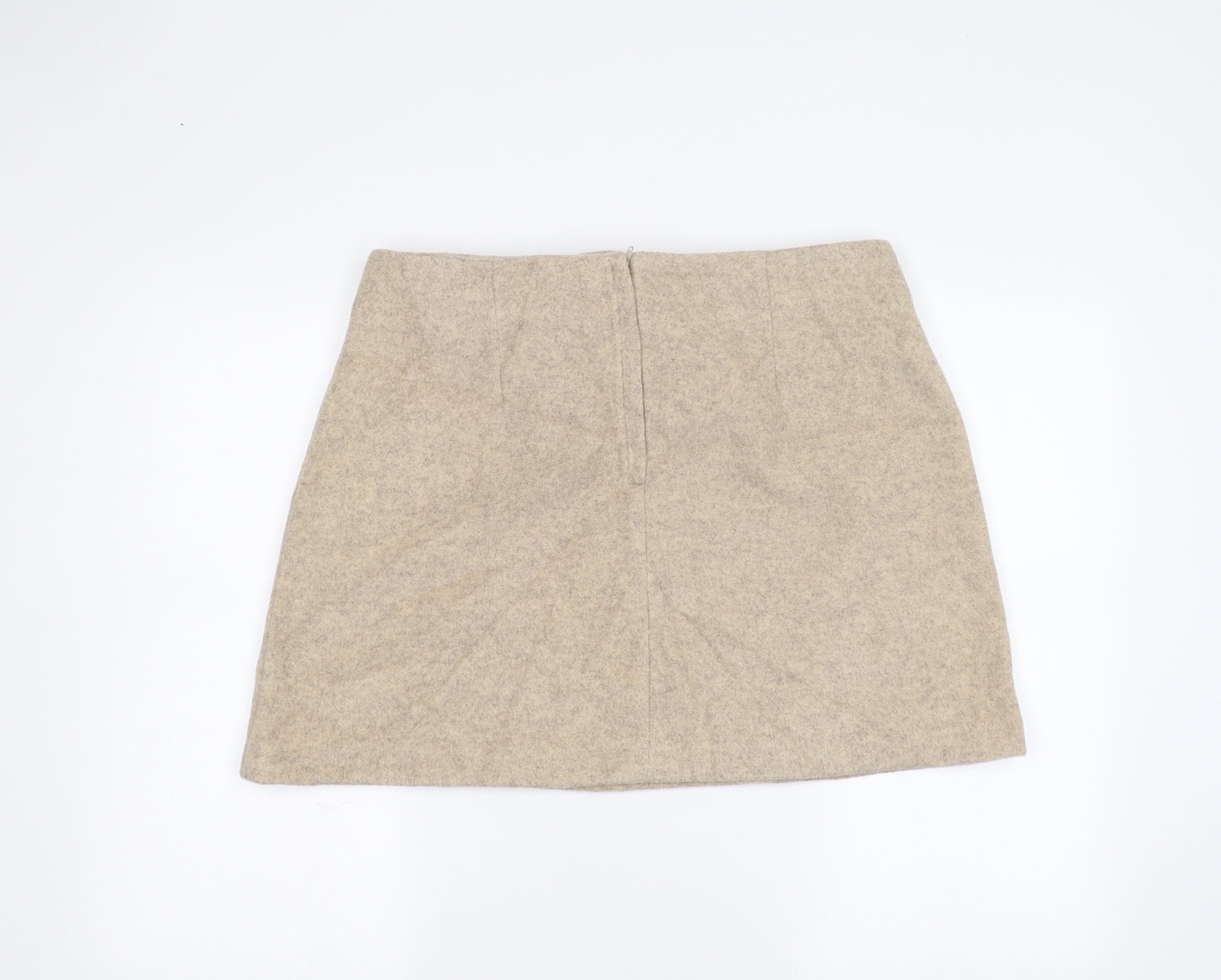 Primark Womens Beige   A-Line Skirt Size 16  - Belted