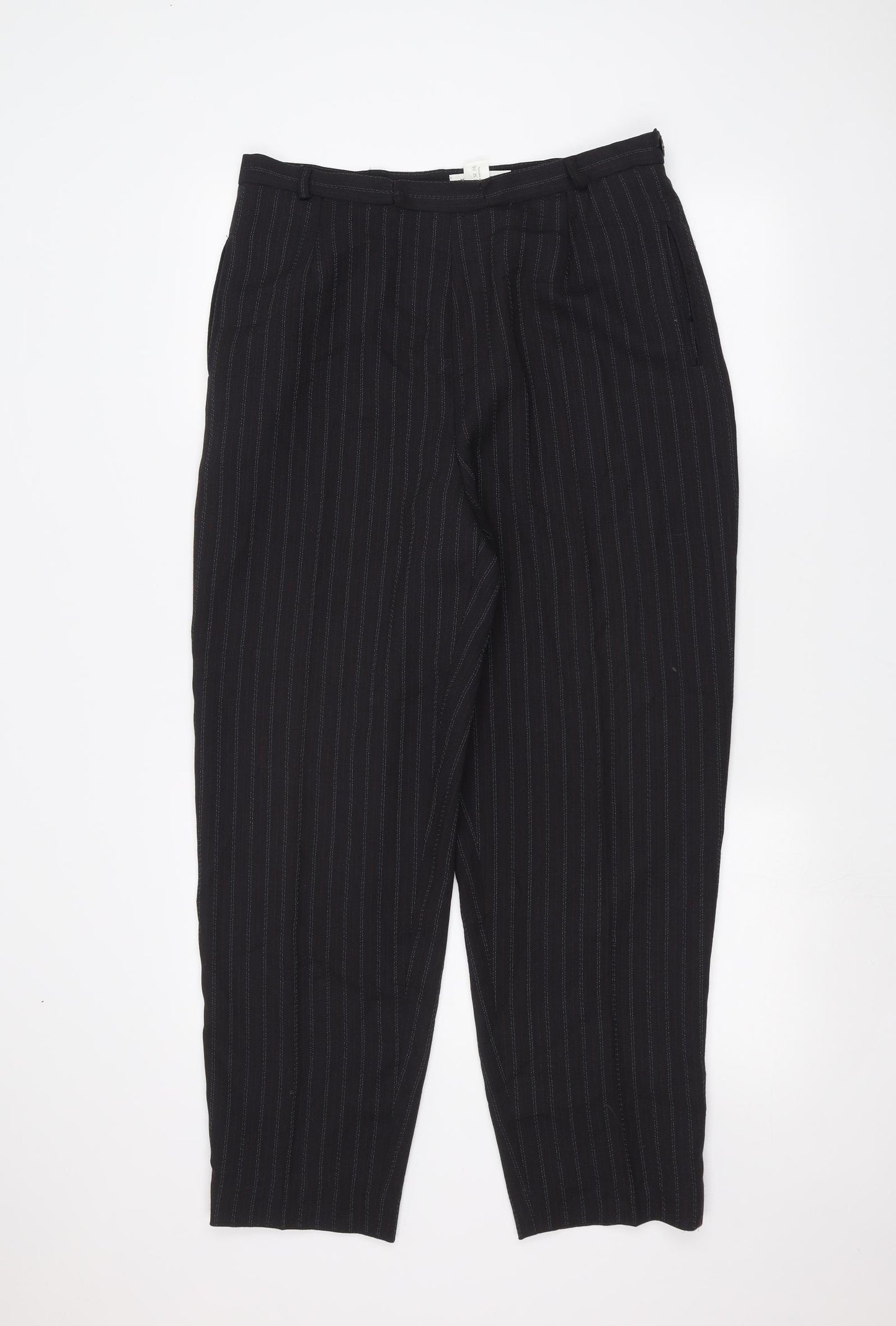 Planet Womens Black   Trousers  Size 14 L26 in