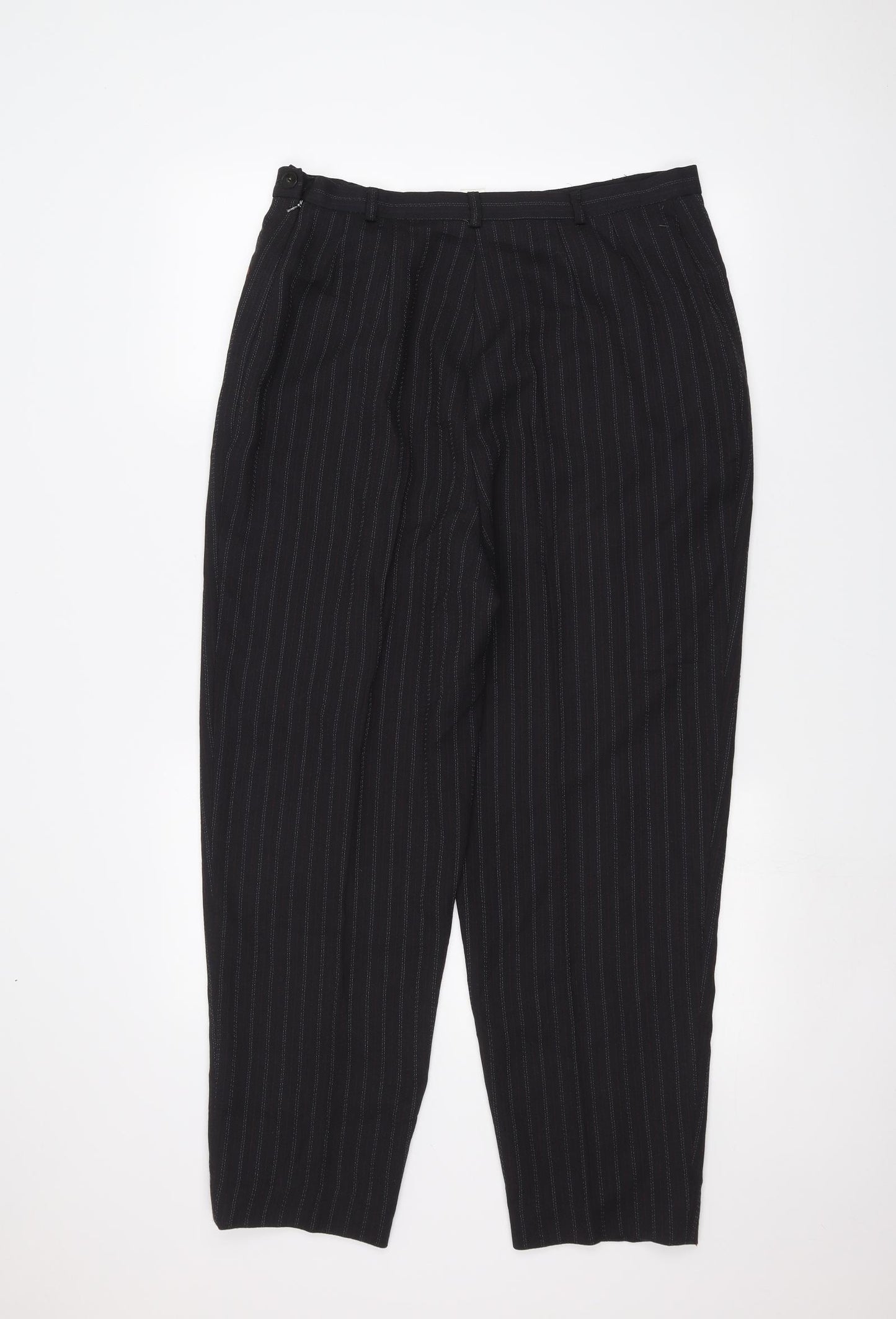 Planet Womens Black   Trousers  Size 14 L26 in