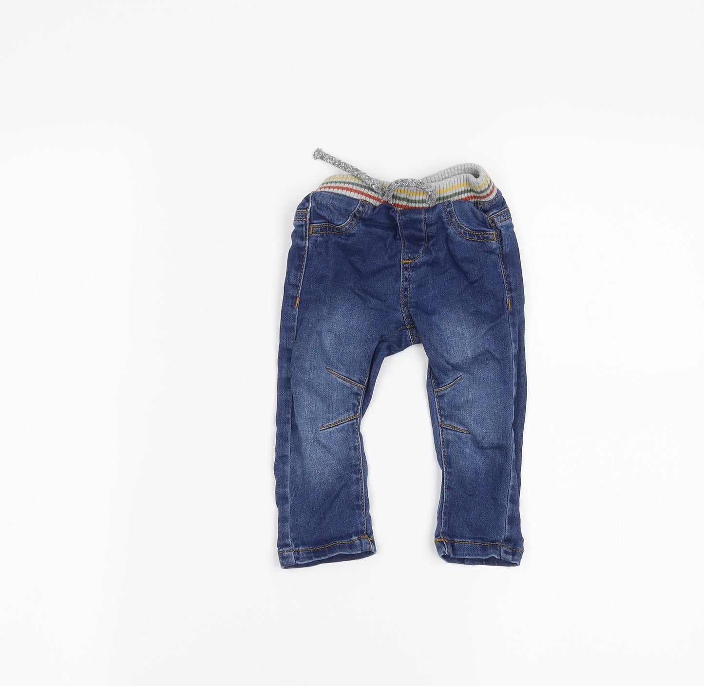 Nutmeg Boys Blue  Denim Straight Jeans Size 3-4 Years