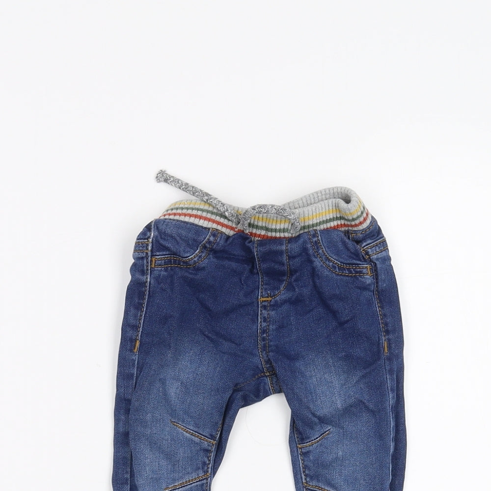 Nutmeg Boys Blue  Denim Straight Jeans Size 3-4 Years