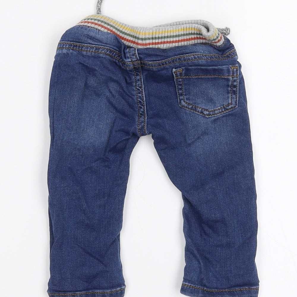 Nutmeg Boys Blue  Denim Straight Jeans Size 3-4 Years