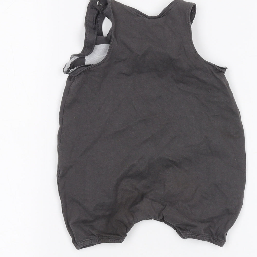 NEXT Baby Black   Dungaree One-Piece Size 6-9 Months