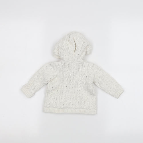TU Baby White   Jacket  Size 3-6 Months