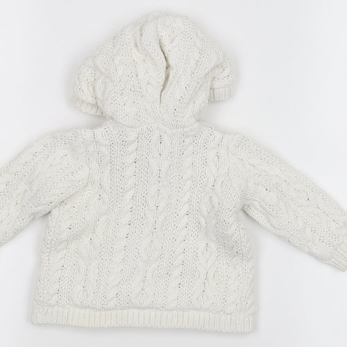 TU Baby White   Jacket  Size 3-6 Months
