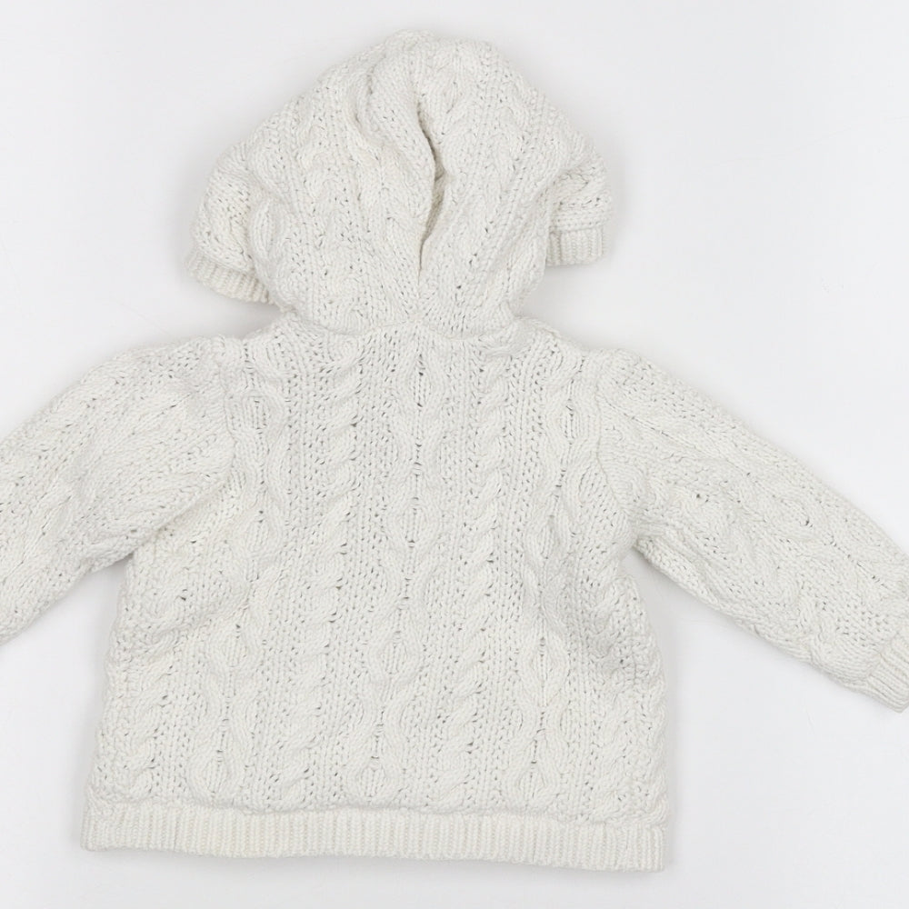 TU Baby White   Jacket  Size 3-6 Months