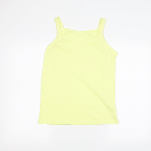BM Womens Yellow   Basic Tank Size M