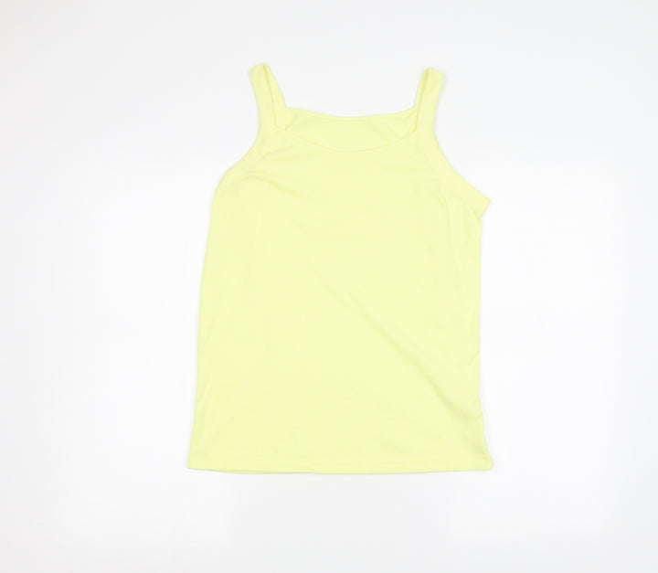 BM Womens Yellow   Basic Tank Size M