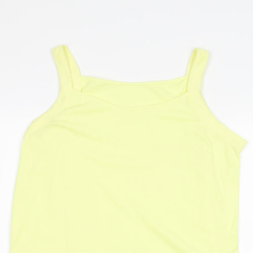 BM Womens Yellow   Basic Tank Size M