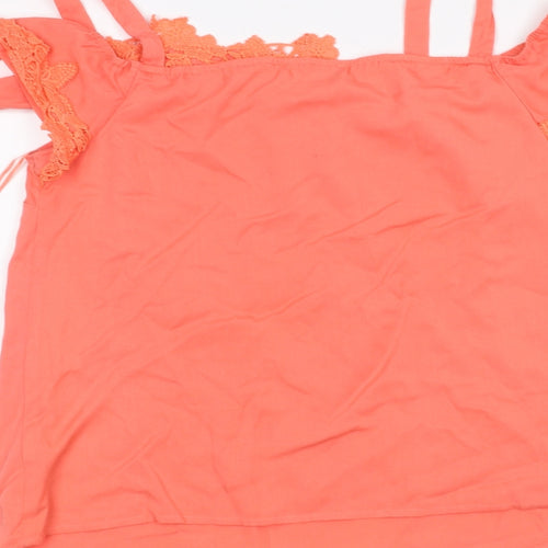 Oasis Womens Pink   Basic T-Shirt Size 14