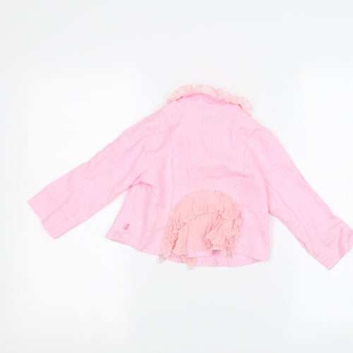 Jean Bourget Girls Pink   Jacket  Size 3 Years