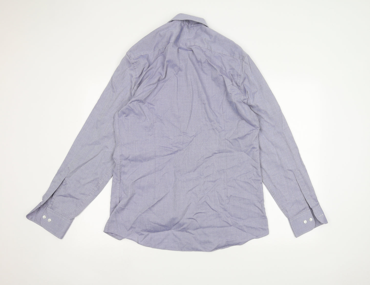 Marks and Spencer Mens Blue    Dress Shirt Size 16