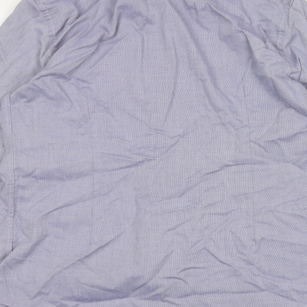 Marks and Spencer Mens Blue    Dress Shirt Size 16