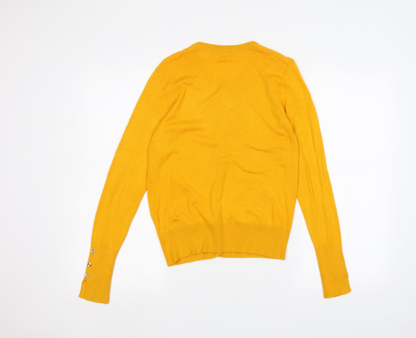 Primark Womens Yellow   Cardigan Jumper Size S