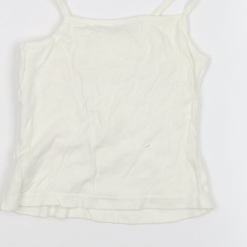 Cherokee Baby White   Basic Tank Size 12-18 Months