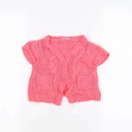 Cherokee Baby Pink   Jacket Coatigan Size 12-18 Months