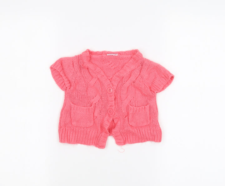 Cherokee Baby Pink Jacket Coatigan Size 12-18 Months